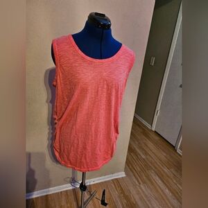Lane Bryant Coral Muscle Tee
